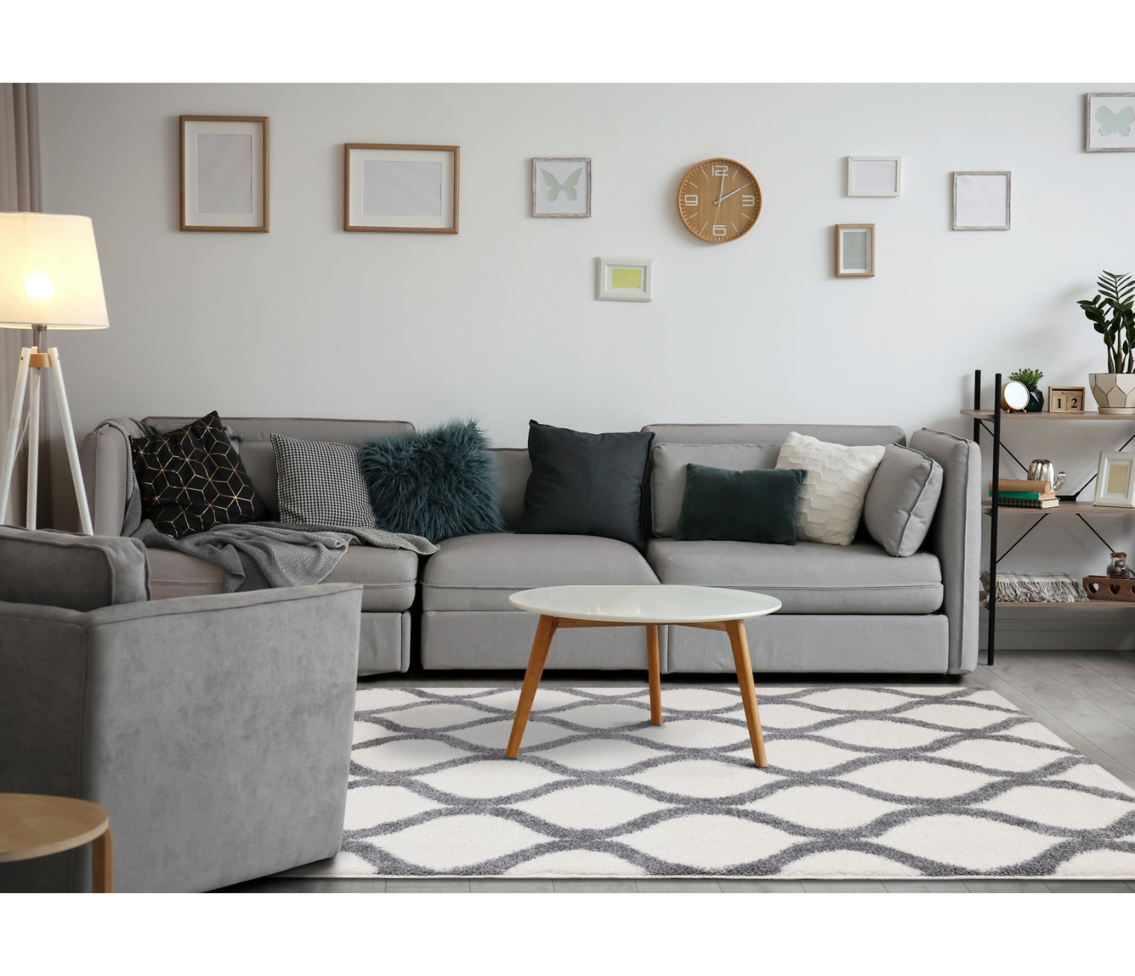 Fergus - Area Rug - White
