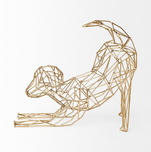 Frankie II Gold Wire Dog