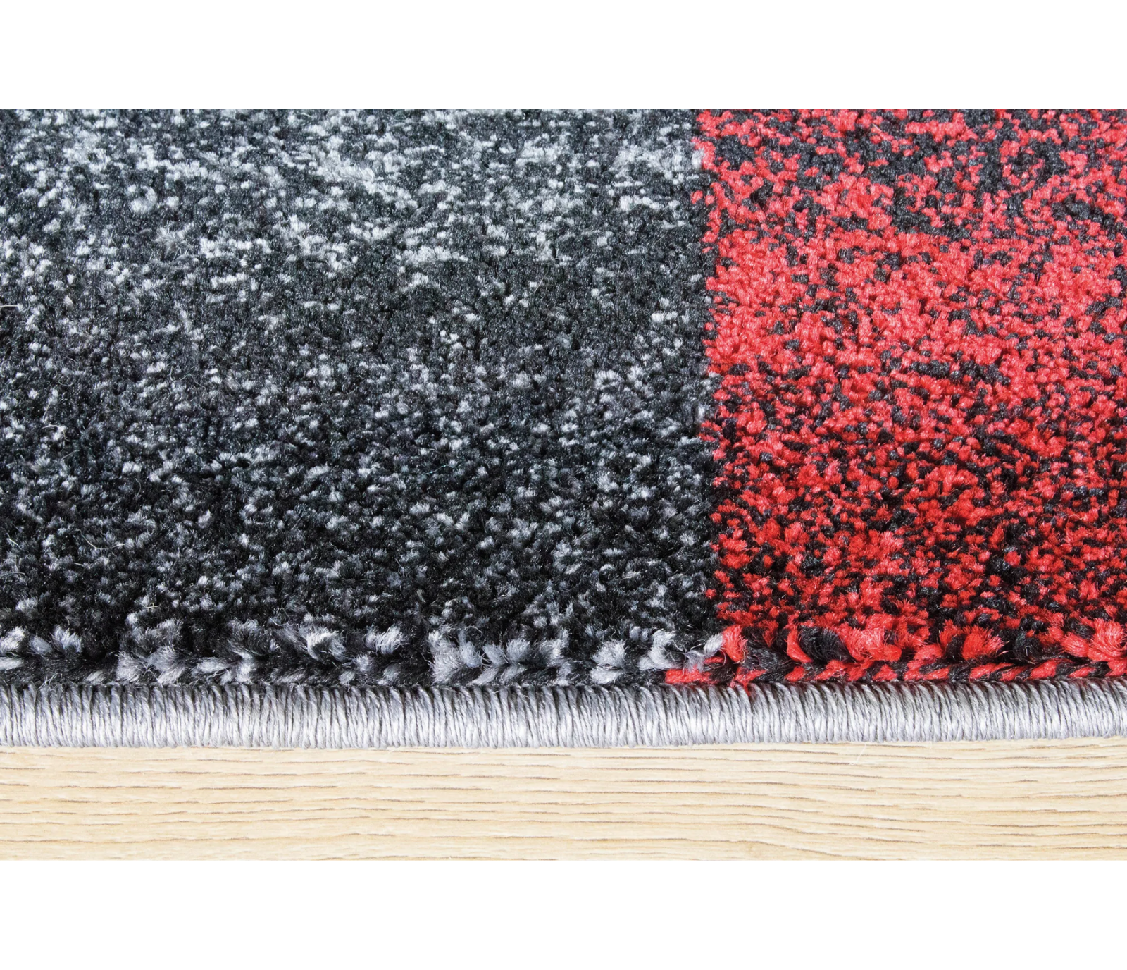 Freemont - Area Rug - Grey / Red