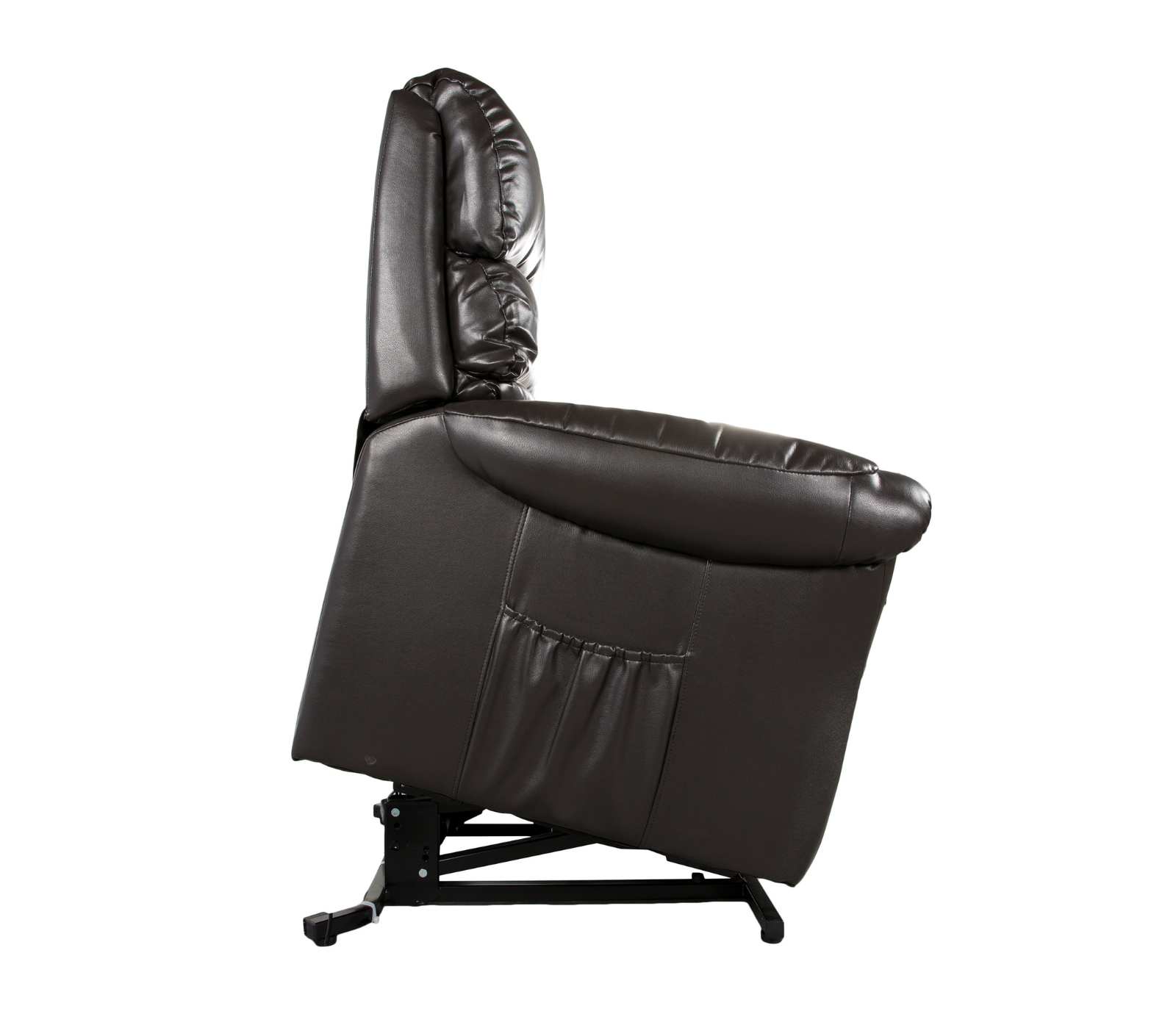 Fresna Power Lift Recliner - Brown Fabric