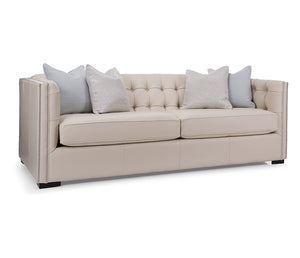 Gatsby Sofa - Cream Leather