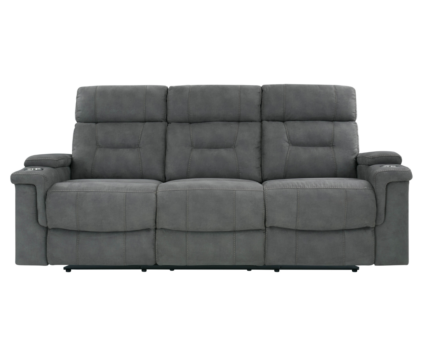 Henrik Sofa - Reclining - Grey Fabric