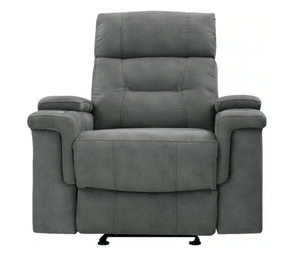 Henrik Chair - Reclining Glider - Grey Fabric