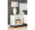 Hyde Park One Drawer Nightstand - White