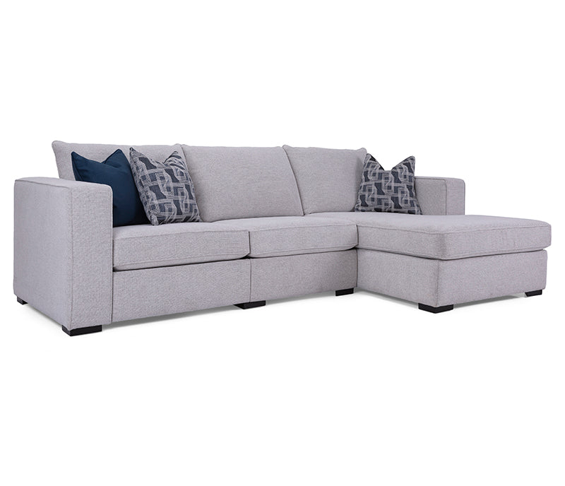 James 2 Piece Power Reclining Sectional - Fabric - Custom