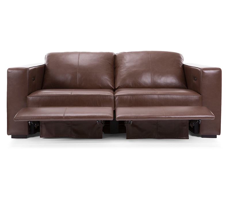 James Power Reclining Sofa - Leather - Custom