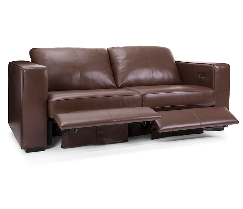 James Power Reclining Sofa - Leather - Custom