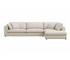 Janelle 3 Piece Sectional - Beige Fabric