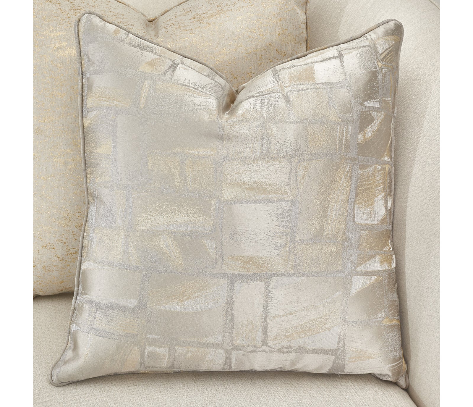 La Rachelle Chaise - Champagne Fabric