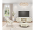 La Rachelle Flame Chair - Champagne Fabric