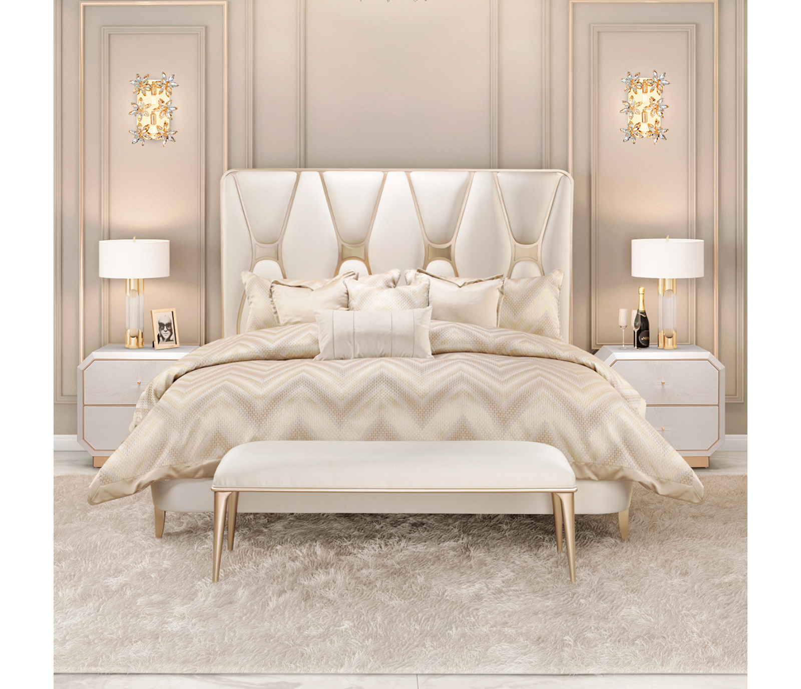 La Rachelle Bedroom Bench