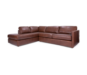Malibu 2 Piece Sectional w/ Corner Chaise - Leather