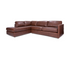 Malibu 2 Piece Sectional w/ Corner Chaise - Leather - Custom