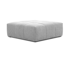 Mallow Ottoman - Heather Grey
