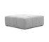 Mallow Ottoman - Heather Grey Fabric