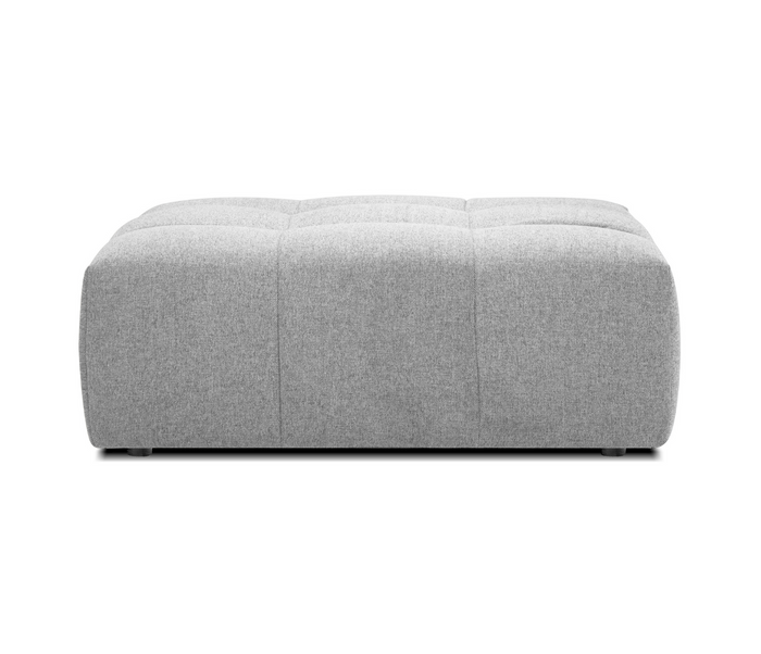 Mallow Ottoman - Heather Grey