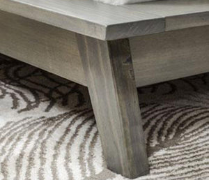 Metro Upholstered Platform Bed - Grey