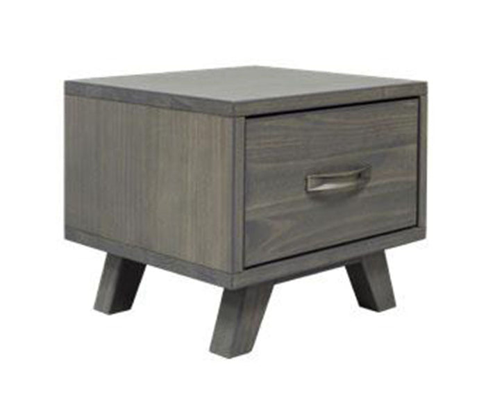 Metro One Drawer Nightstand - Grey