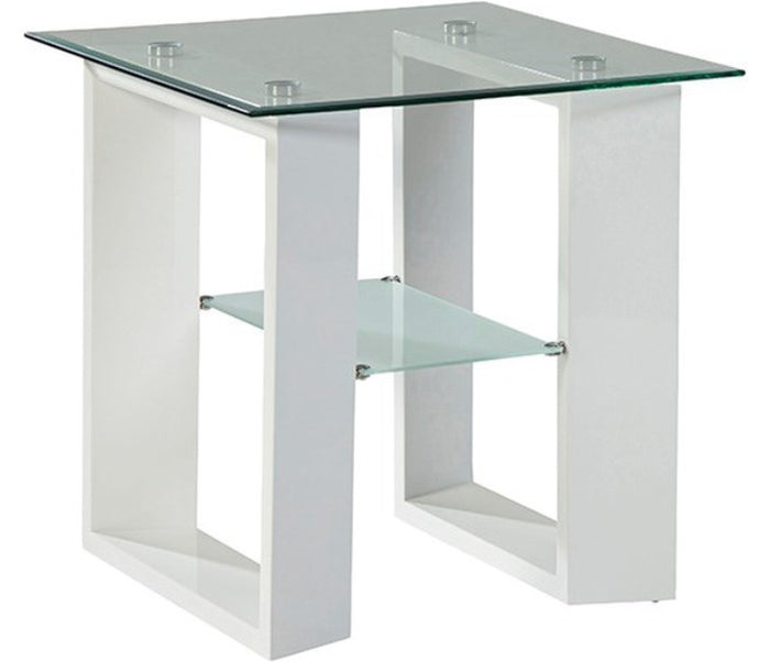 Modena End Table - White