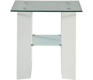 Modena End Table - White