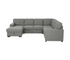 Myra 4 Piece Sectional w/ Pull-Out Sleeper - Dark Grey Fabric