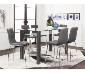 Napa Counter Table - Rectangle - Grey