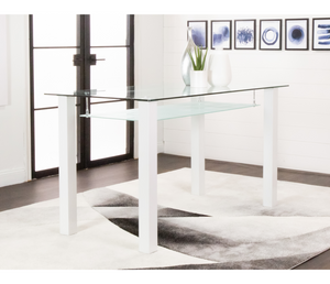 Napa Counter Table - Rectangle - White