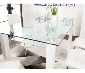 Napa Counter Table - Rectangle - White