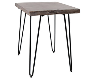 Nature's Edge - Chairside Table - Brushed Grey
