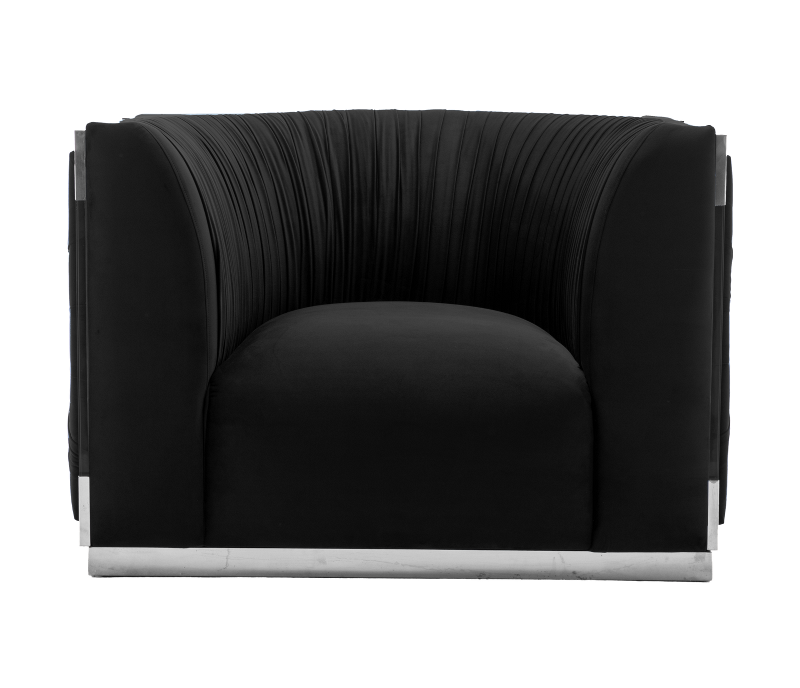 Palazzo Chair - Black Velvet Fabric