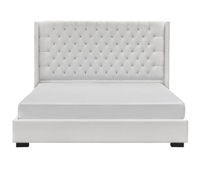 Panama Upholstered Bed - White