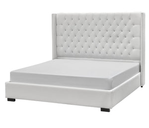 Panama Upholstered Bed - White