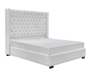 Panama Upholstered Bed - White