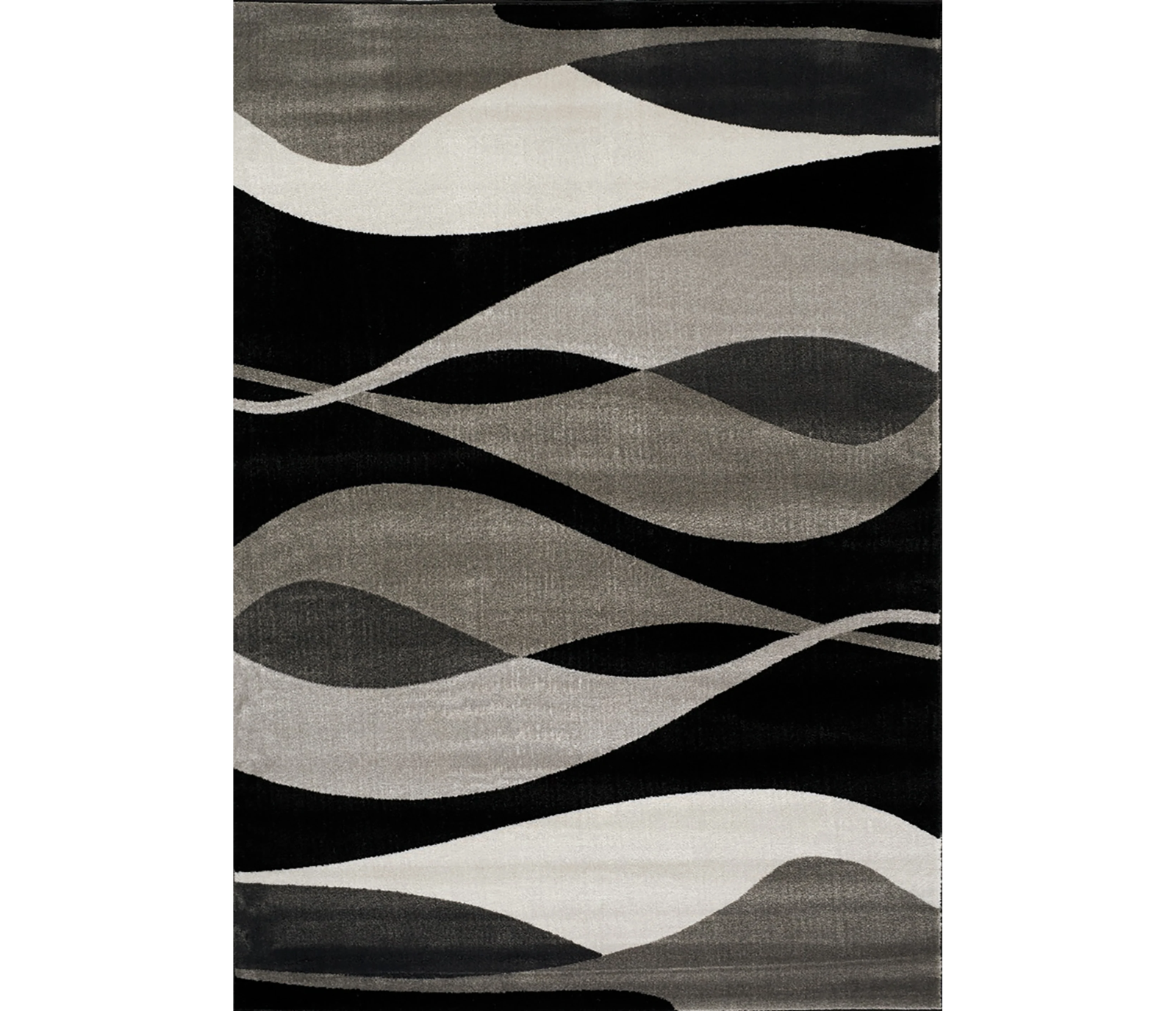 Platinum - Area Rug - Grey/Black