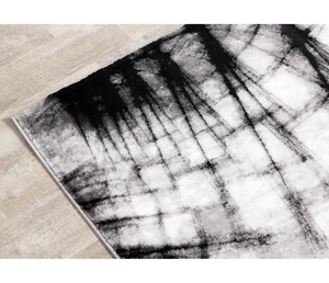 Platinum - Area Rug - White/Black