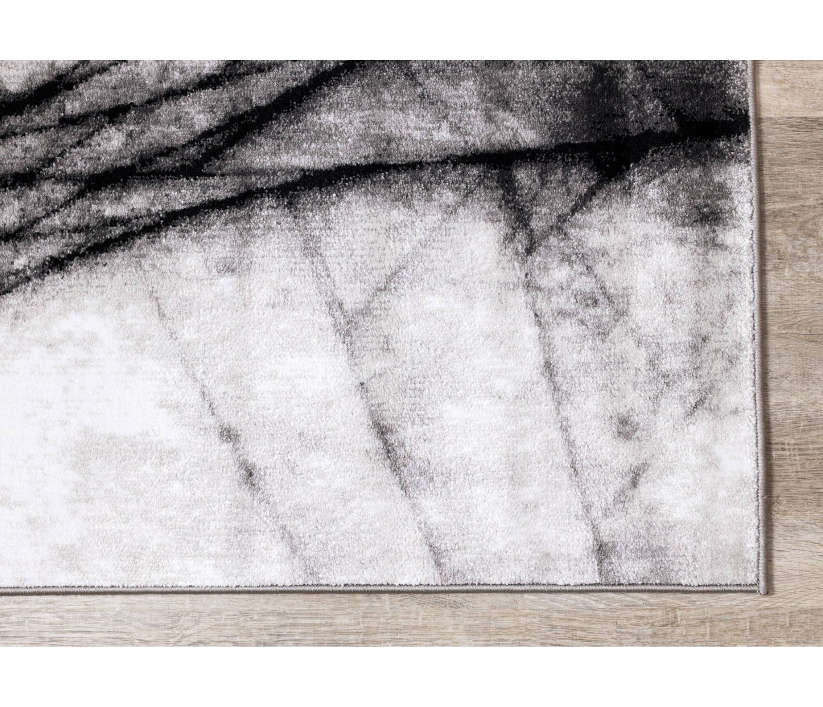 Platinum - Area Rug - White/Black