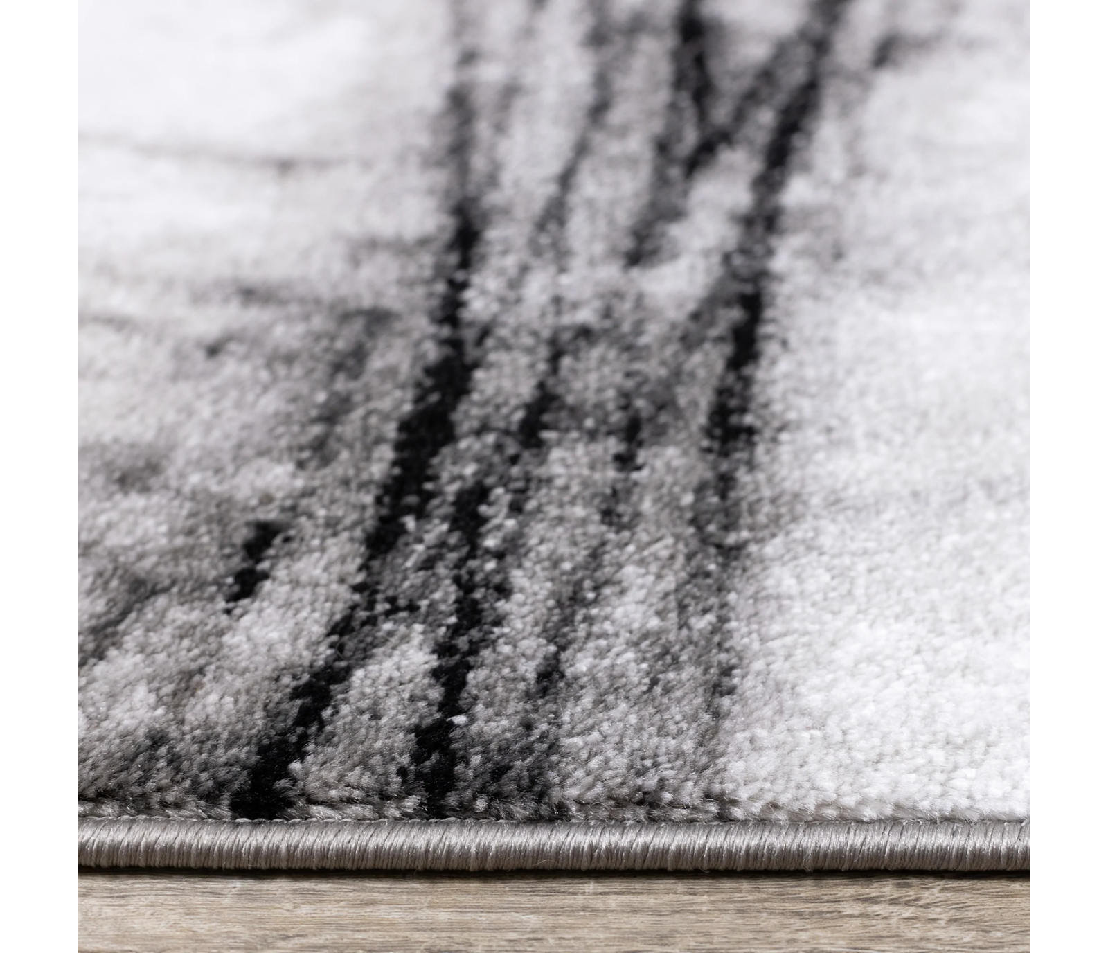 Platinum - Area Rug - White/Black