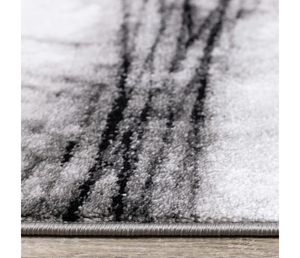 Platinum - Area Rug - White/Black