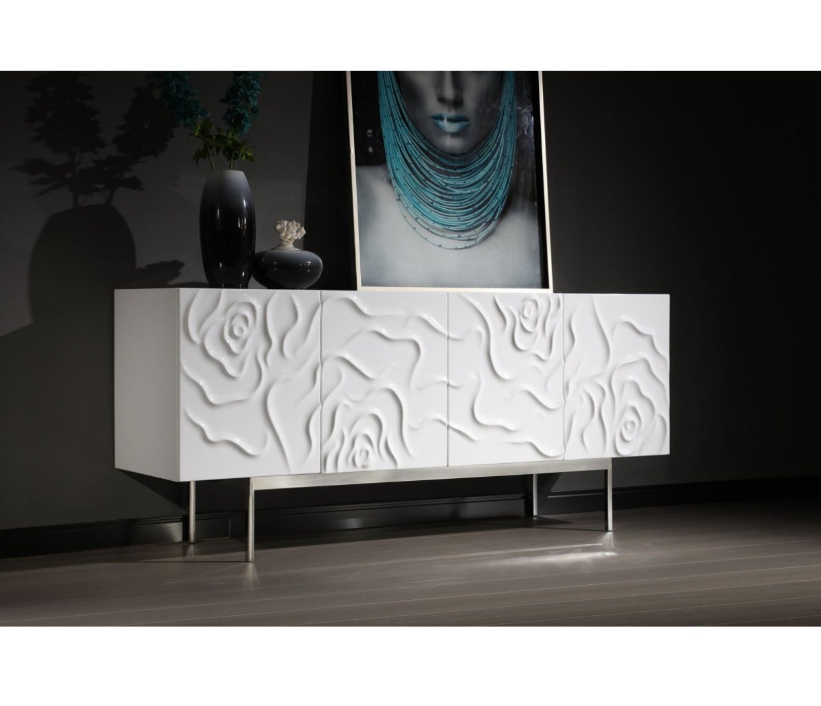 Rose Buffet - White