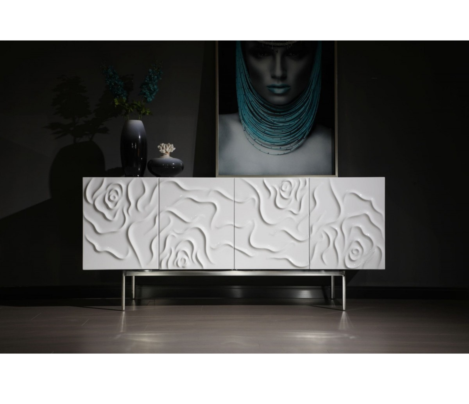 Rose Buffet - White