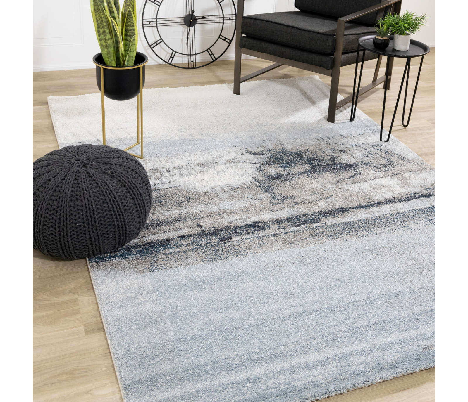 Sable - Area Rug - Blue / Grey