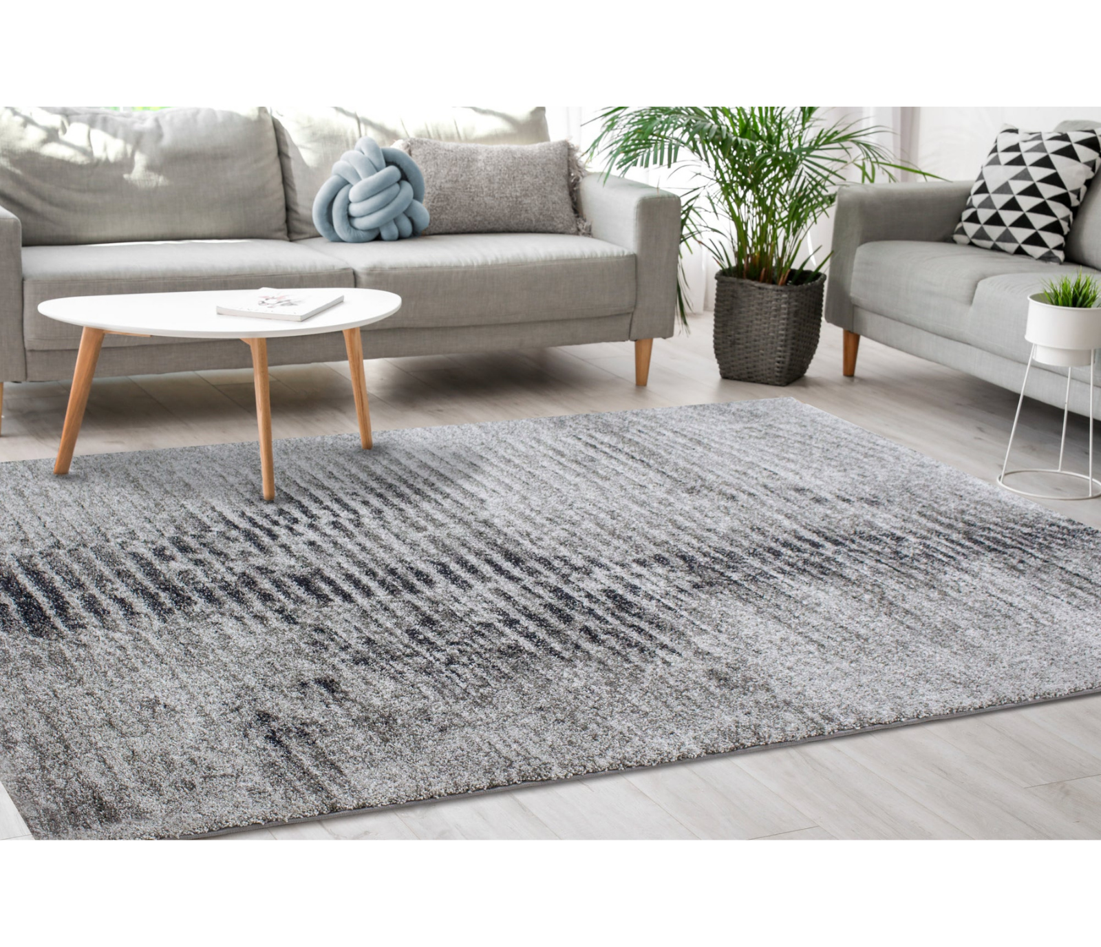Sable - Area Rug - Grey/Brown/Pink