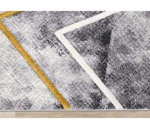 Soho - Area Rug - Grey / White / Gold