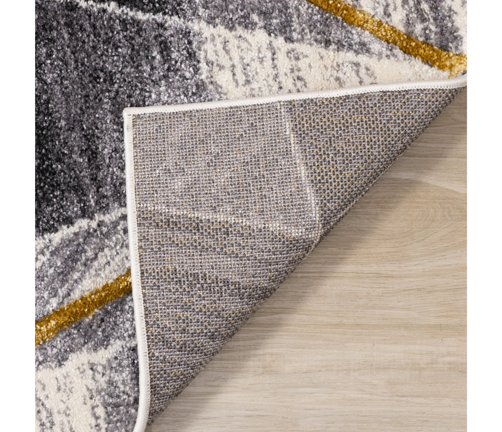 Soho - Area Rug - Grey / Gold