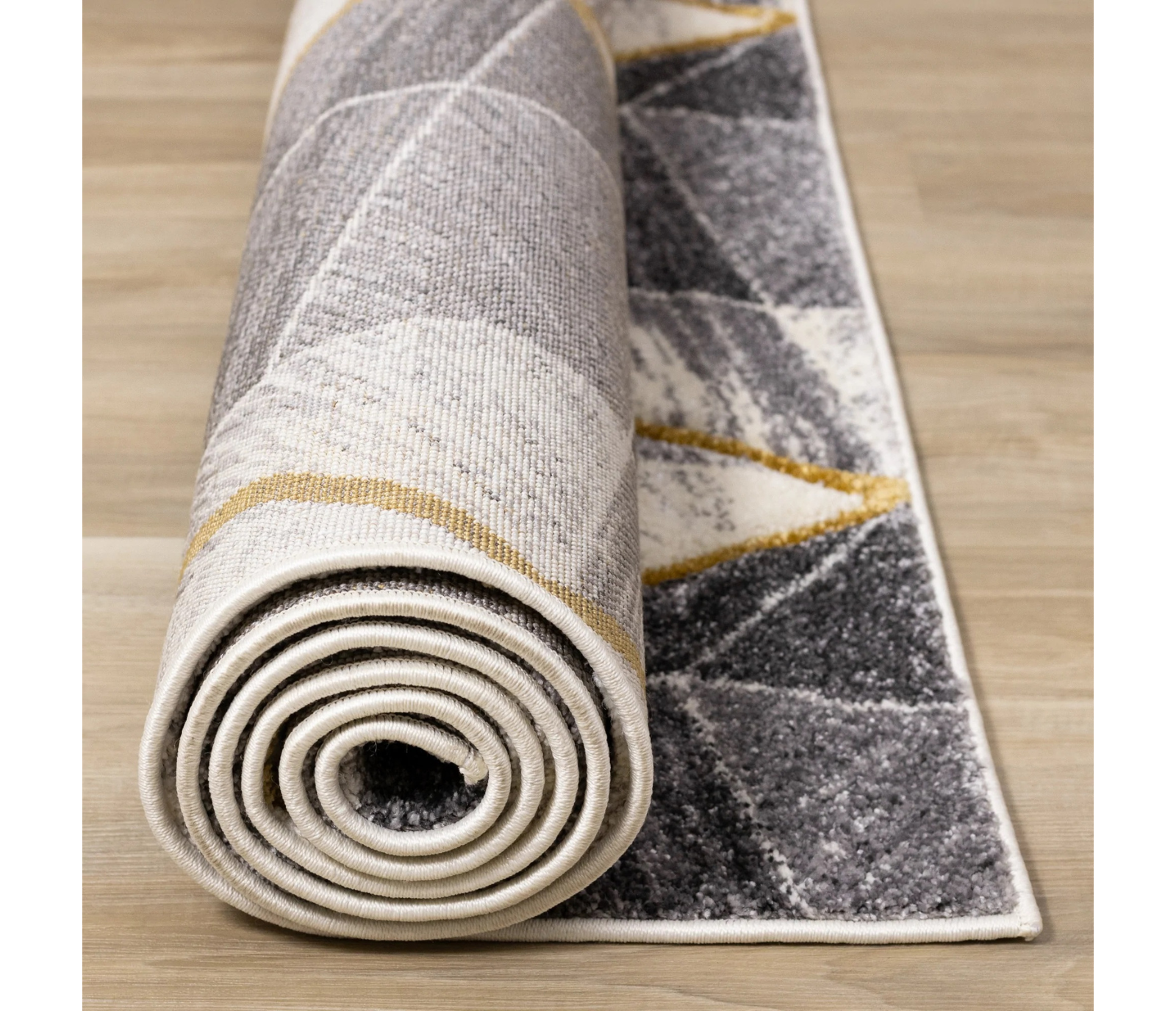 Soho - Area Rug - Grey / Gold