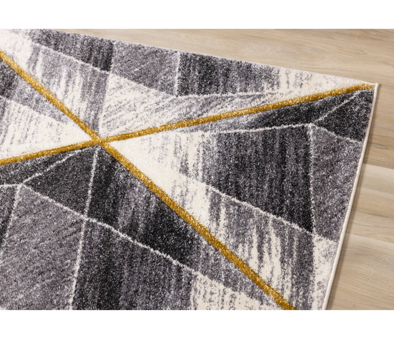 Soho - Area Rug - Grey / Gold