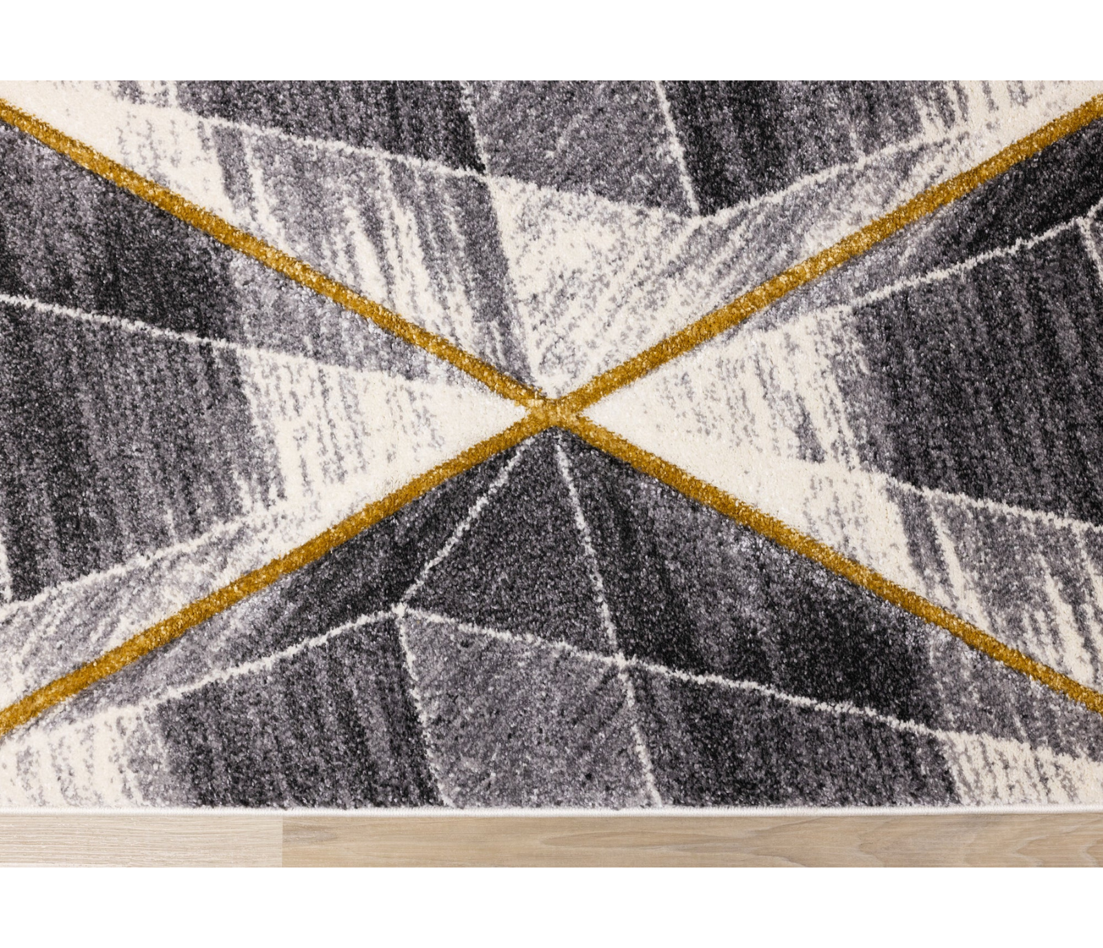 Soho - Area Rug - Grey / Gold