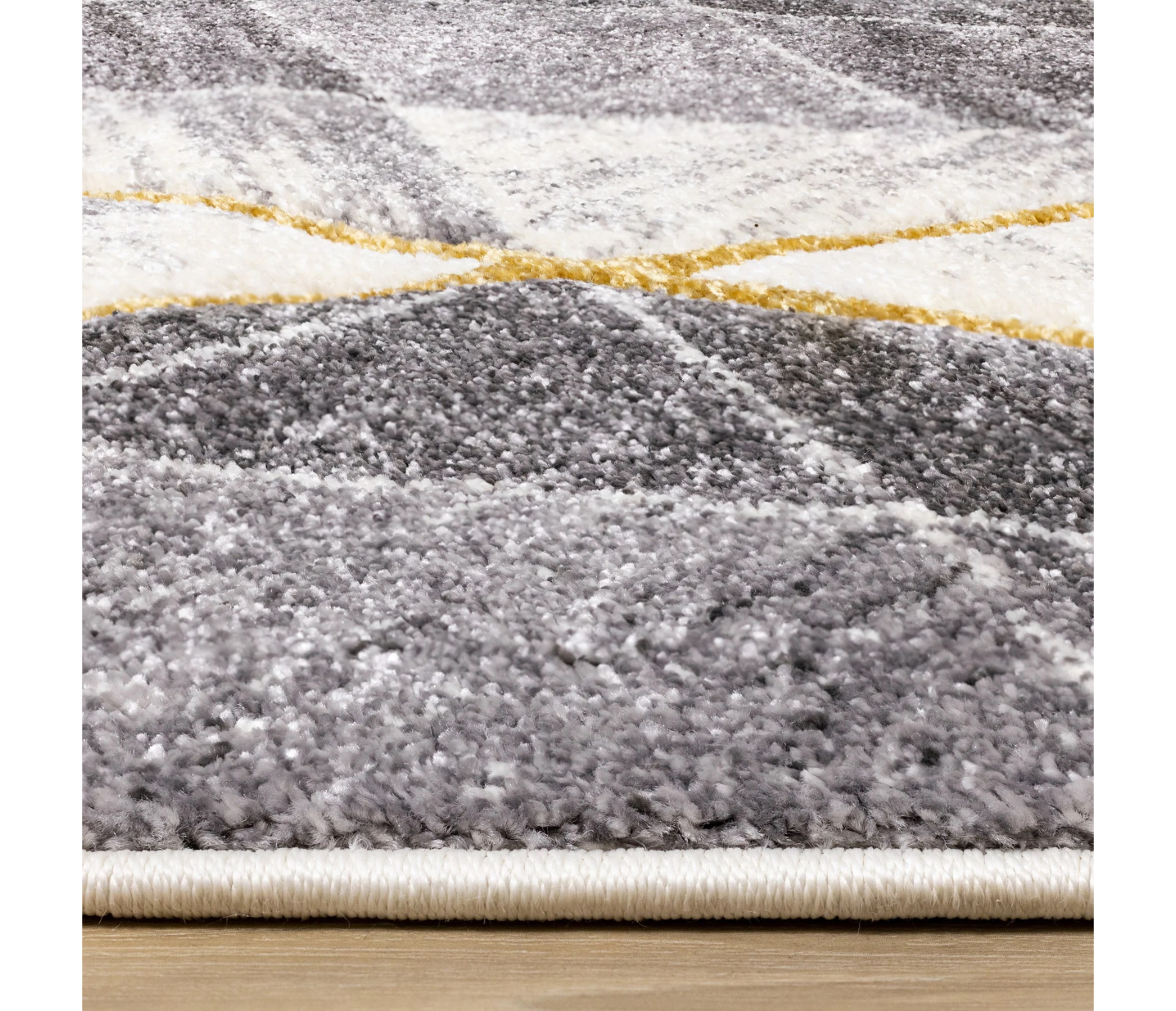 Soho - Area Rug - Grey / Gold