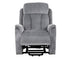 Stetson Power Lift Recliner - Chenille Grey Fabric