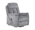 Stetson Power Lift Recliner - Chenille Grey Fabric
